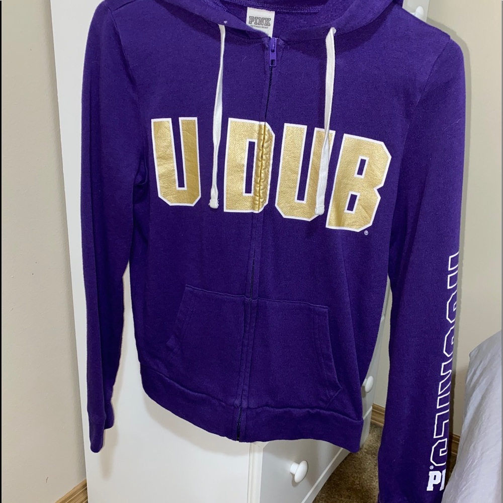 UW zip up hoodie